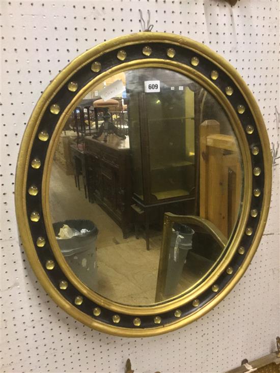 Irish oval mirror